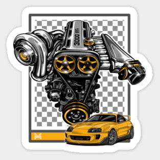 TOYOTA SUPRA ENGINE Magnet