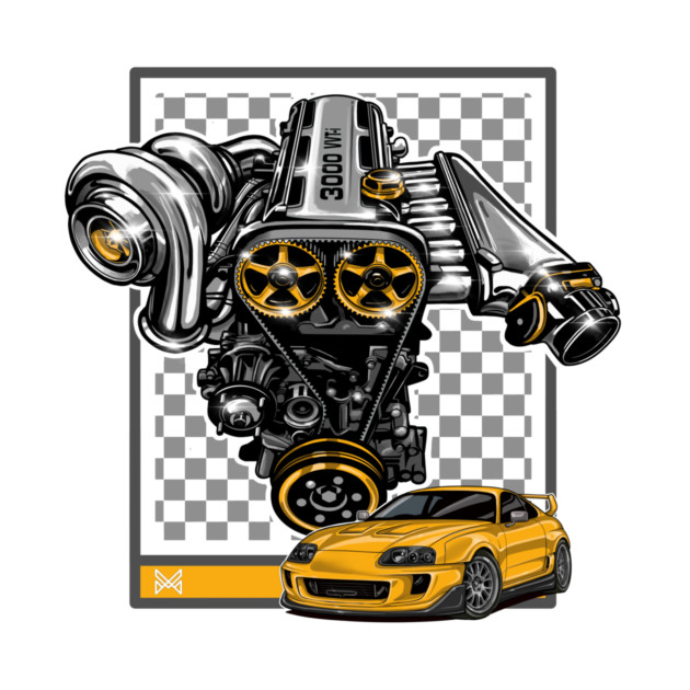TOYOTA SUPRA ENGINE by monsalveautos