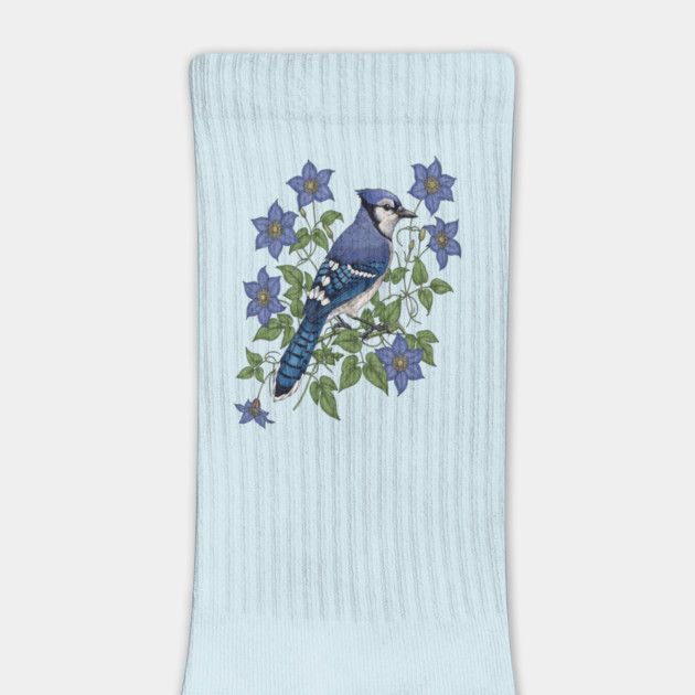 Blue Jay Woodland Songbird by BirdsnStuff