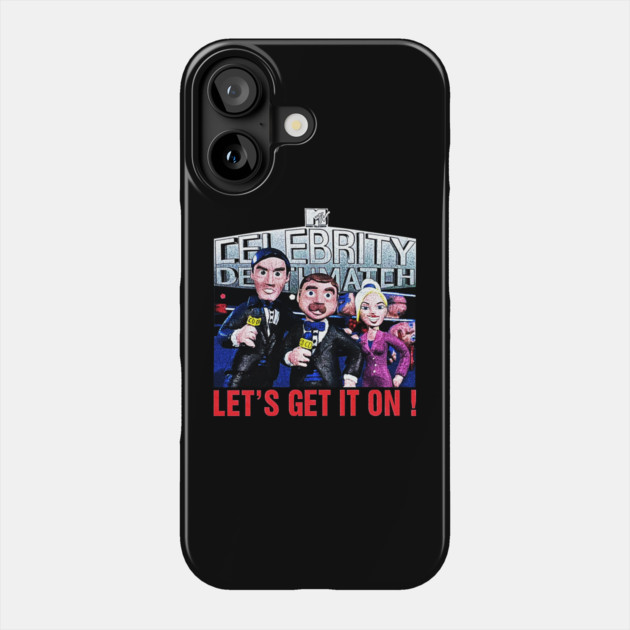 Celebrity Deathmatch - Wrestling TV Show Phone Case by nicklower