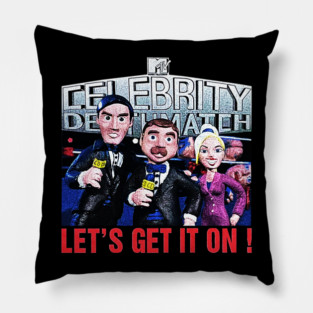 Celebrity Deathmatch - Wrestling TV Show Pillow