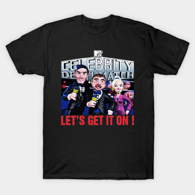 Celebrity Deathmatch - Wrestling TV Show T-Shirt by nicklower