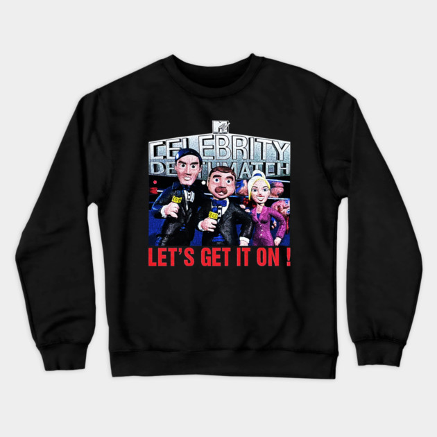 Celebrity Deathmatch - Wrestling TV Show Crewneck Sweatshirt by nicklower