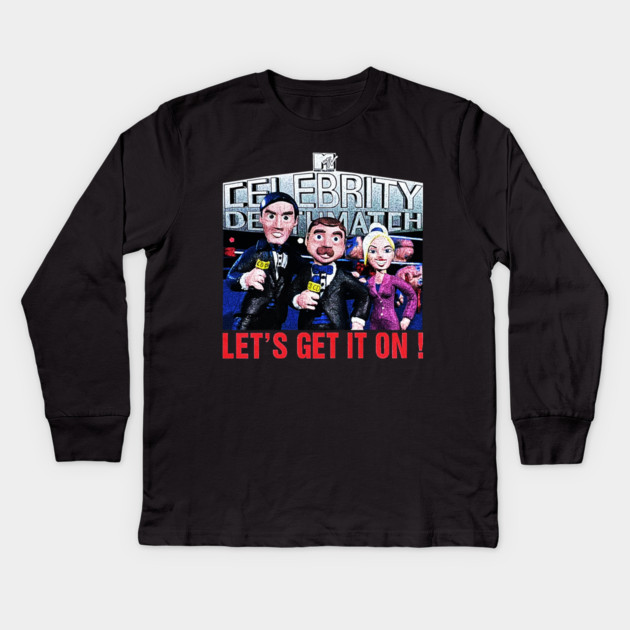 Celebrity Deathmatch - Wrestling TV Show Kids Long Sleeve T-Shirt by nicklower