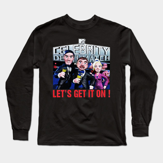 Celebrity Deathmatch - Wrestling TV Show Long Sleeve T-Shirt by nicklower