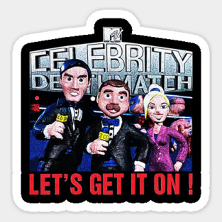 Celebrity Deathmatch - Wrestling TV Show Sticker
