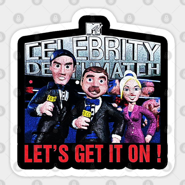 Celebrity Deathmatch - Wrestling TV Show Sticker by nicklower