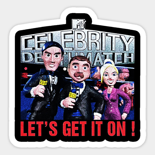 Celebrity Deathmatch - Wrestling TV Show Magnet by nicklower