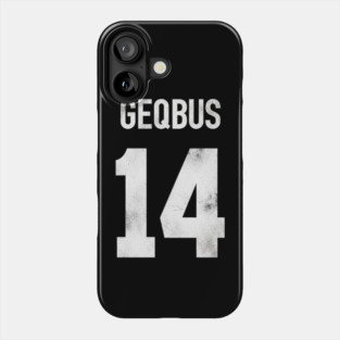 Sam Darnold #14 "GEQBUS" Super Bowl LX Champion Vintage Graphic Tee – The Redemption Edition Phone Case