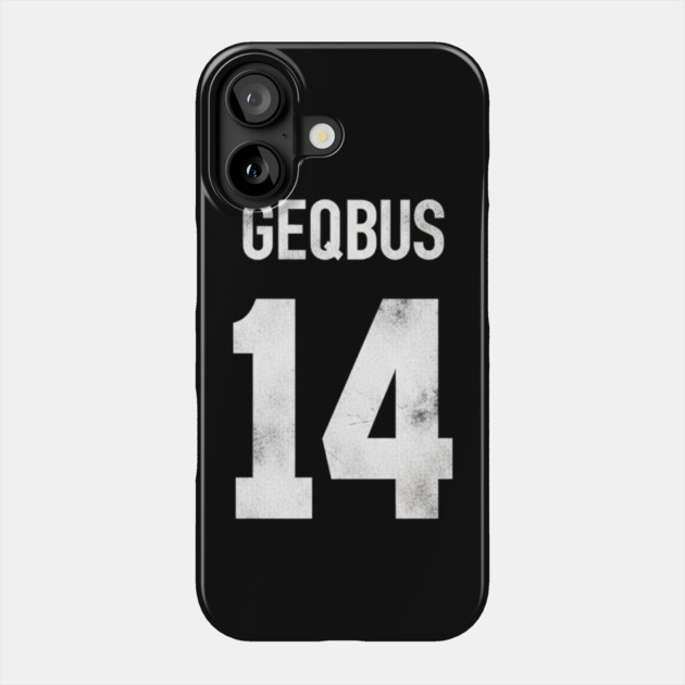 Sam Darnold #14 "GEQBUS" Super Bowl LX Champion Vintage Graphic Tee – The Redemption Edition Phone Case by dtr_art