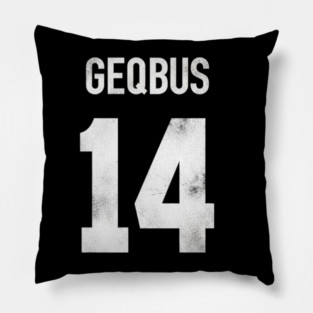 Sam Darnold #14 "GEQBUS" Super Bowl LX Champion Vintage Graphic Tee – The Redemption Edition Pillow