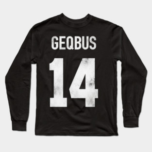 Sam Darnold #14 "GEQBUS" Super Bowl LX Champion Vintage Graphic Tee – The Redemption Edition Long Sleeve T-Shirt