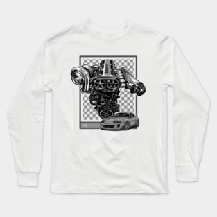 TOYOTA SUPRA TURBO Long Sleeve T-Shirt