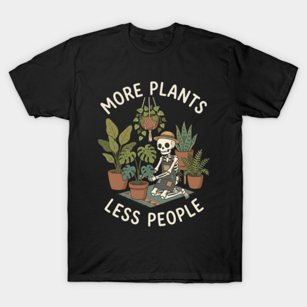 more-plants-less-people T-Shirt by Creatifly Graphic Tees