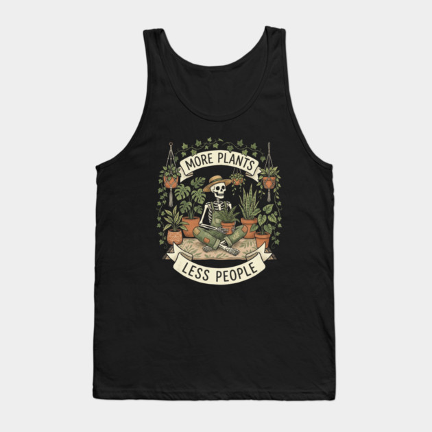 more-plants-less-people Tank Top by Creatifly Graphic Tees