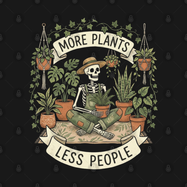 more-plants-less-people by Creatifly Graphic Tees