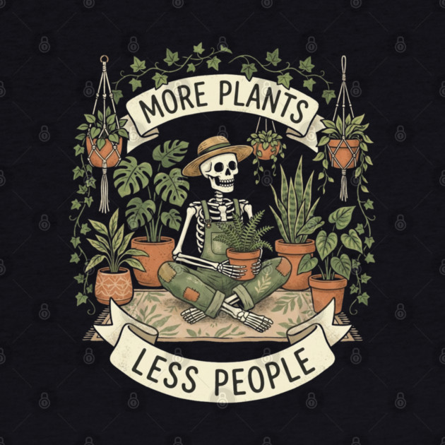 more-plants-less-people by Creatifly Graphic Tees