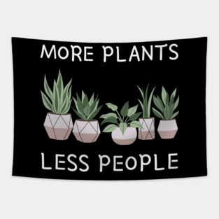 more-plants-less-people Tapestry