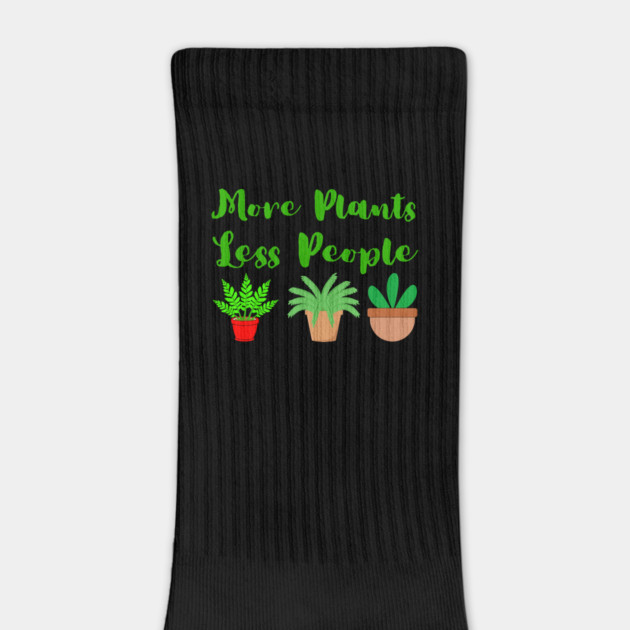 more-plants-less-people by Creatifly Graphic Tees