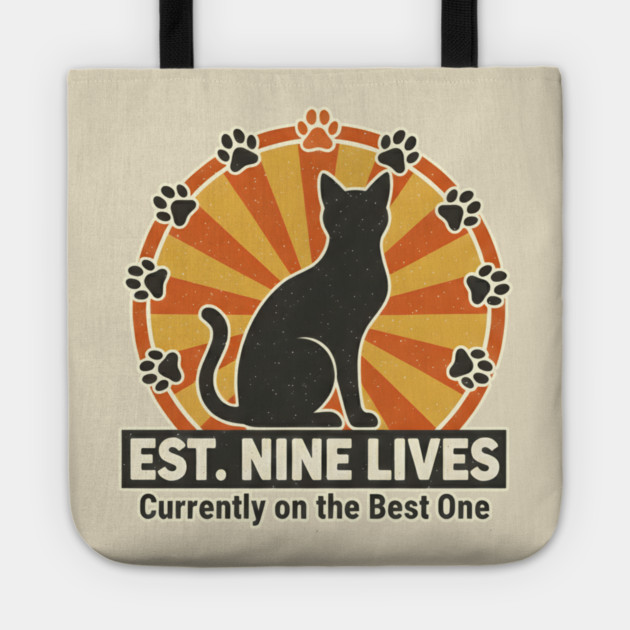 EST. NINE LIVES - CURRENTLY ON BEST ONE Tote by Cataura