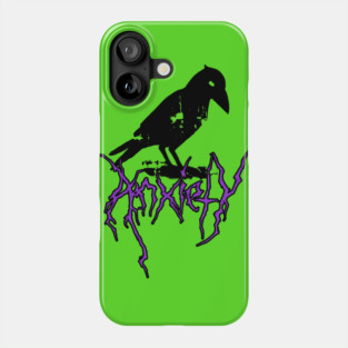Anxiety Crow Phone Case