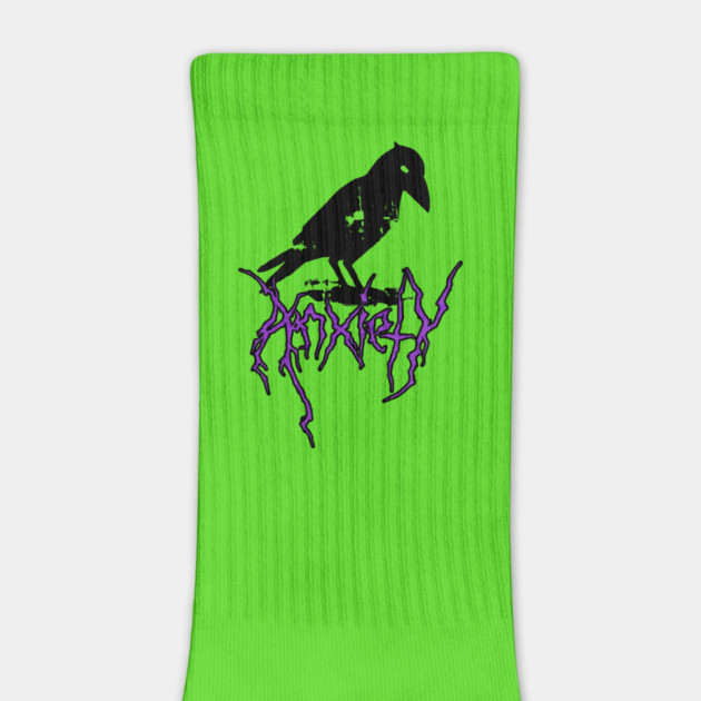Anxiety Crow by casualteesinc