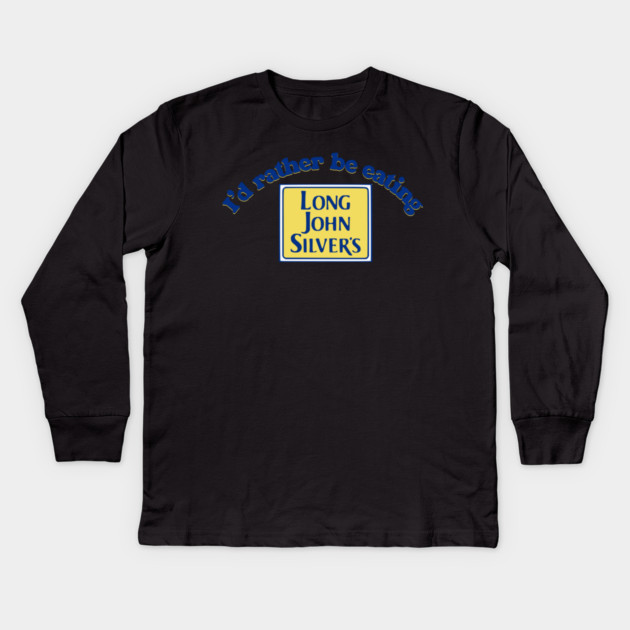 Long John Silver's Fan Kids Long Sleeve T-Shirt by casualteesinc