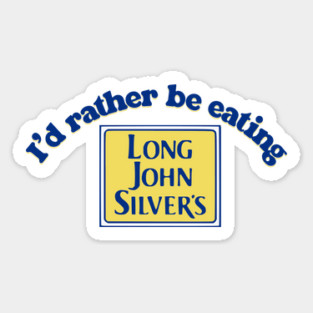 Long John Silver's Fan Sticker