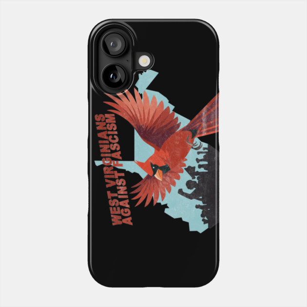 West Virginian's Against Fascism Phone Case by casualteesinc