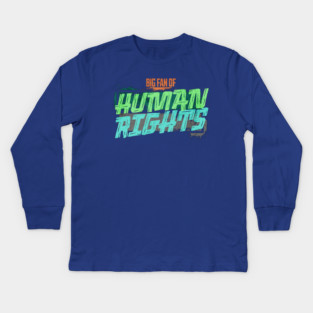 Big Fan of Human Rights Kids Long Sleeve T-Shirt