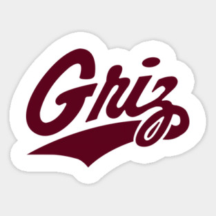 Montana Grizzlies and Lady Griz Sticker
