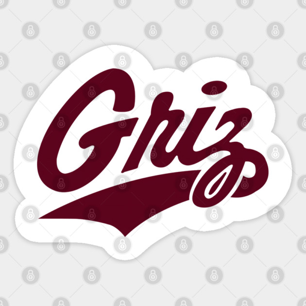 Montana Grizzlies and Lady Griz Sticker by James Bates