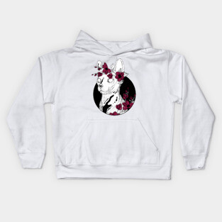 Flower Sphynx Kids Hoodie