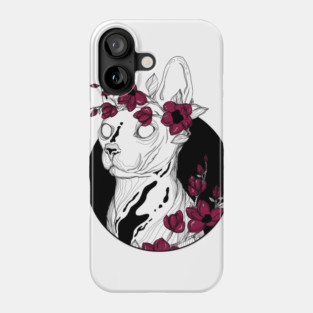 Flower Sphynx Phone Case
