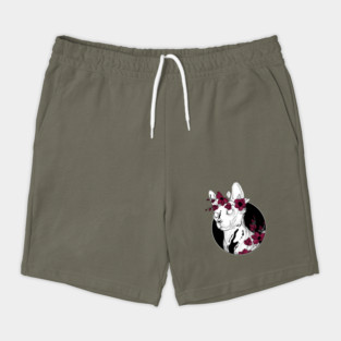 Flower Sphynx Shorts