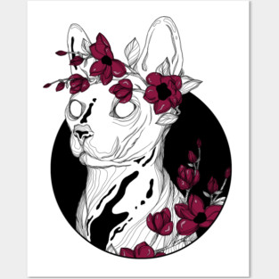 Flower Sphynx Posters and Art