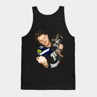 Sam Darnold #14 "GEQBUS" Super Bowl LX Champion Vintage Graphic Tee Tank Top
