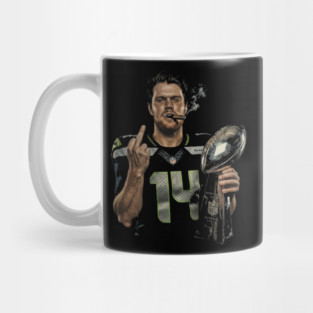 Sam Darnold #14 "GEQBUS" Super Bowl LX Champion Vintage Graphic Tee Mug