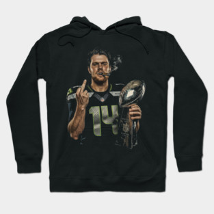 Sam Darnold #14 "GEQBUS" Super Bowl LX Champion Vintage Graphic Tee Hoodie