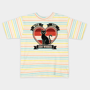 WITH YOU, ZERO WORRIES Kids T-Shirt