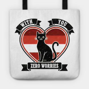WITH YOU, ZERO WORRIES Tote