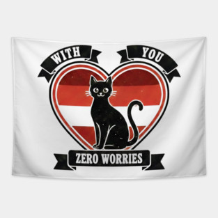 WITH YOU, ZERO WORRIES Tapestry
