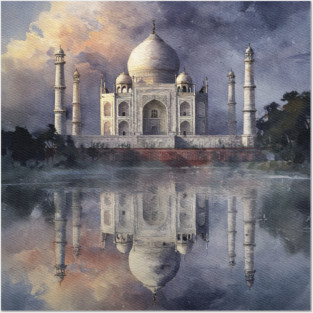 The Taj Mahal Posters and Art