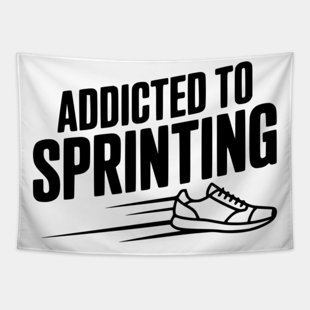 Addicted to Sprinting Tapestry by Frank Ring