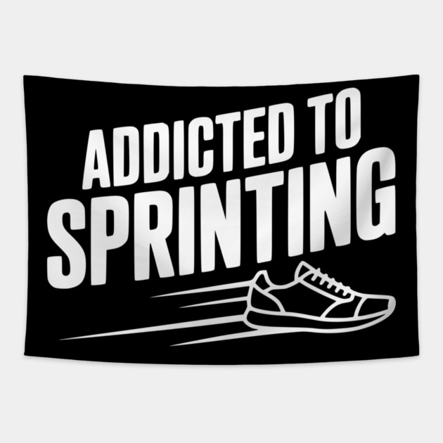 Addicted to Sprinting Tapestry by Frank Ring
