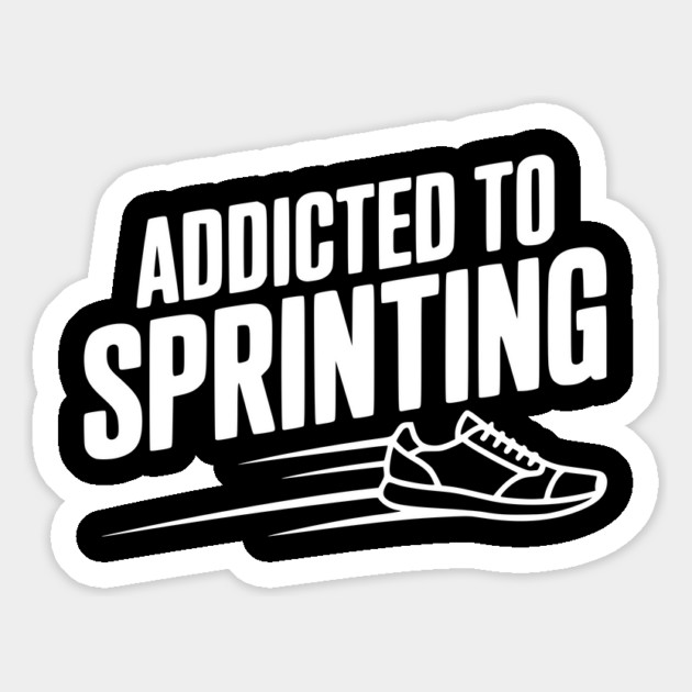 Addicted to Sprinting Magnet by Frank Ring