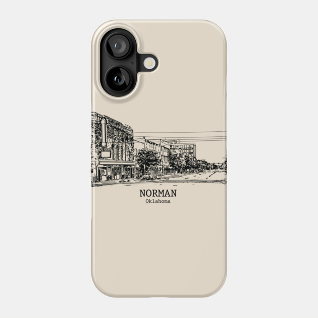 Norman - Oklahoma Phone Case by Lakeric