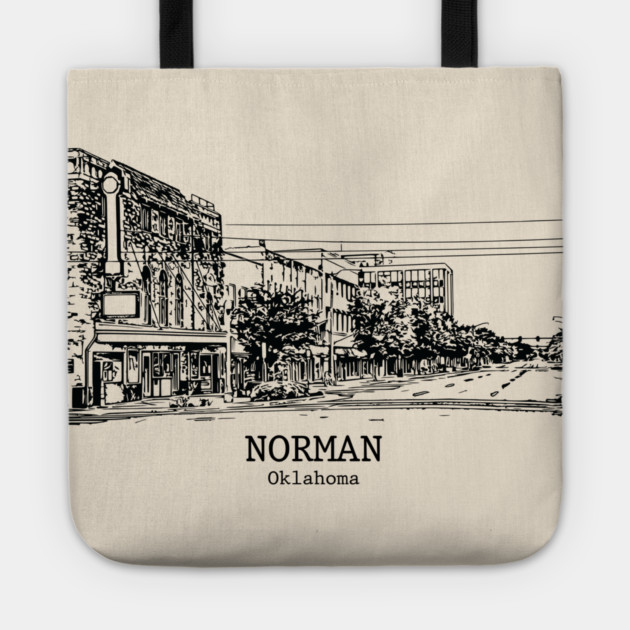 Norman - Oklahoma Tote by Lakeric