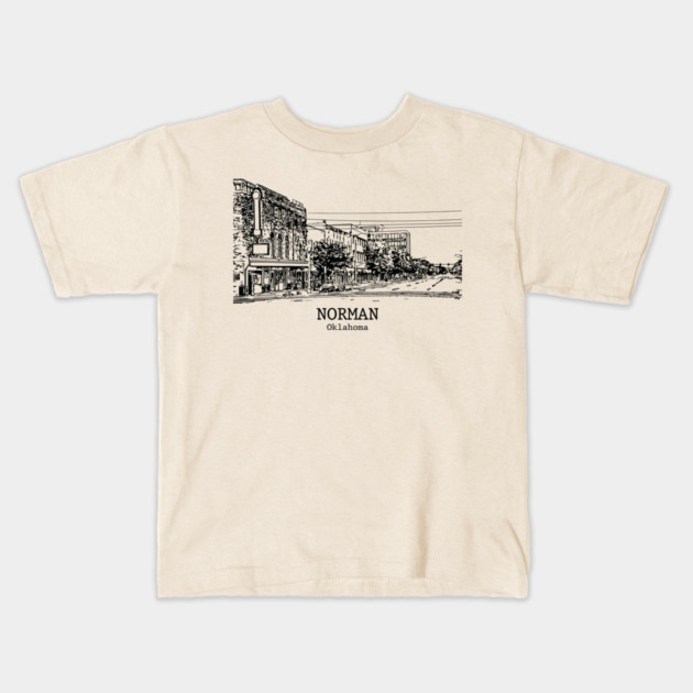 Norman - Oklahoma Kids T-Shirt by Lakeric