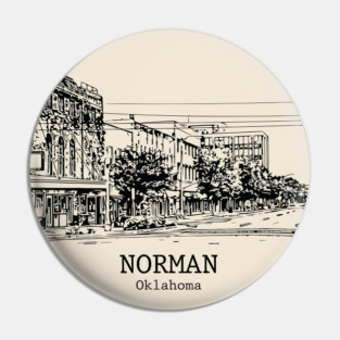 Norman - Oklahoma Pin
